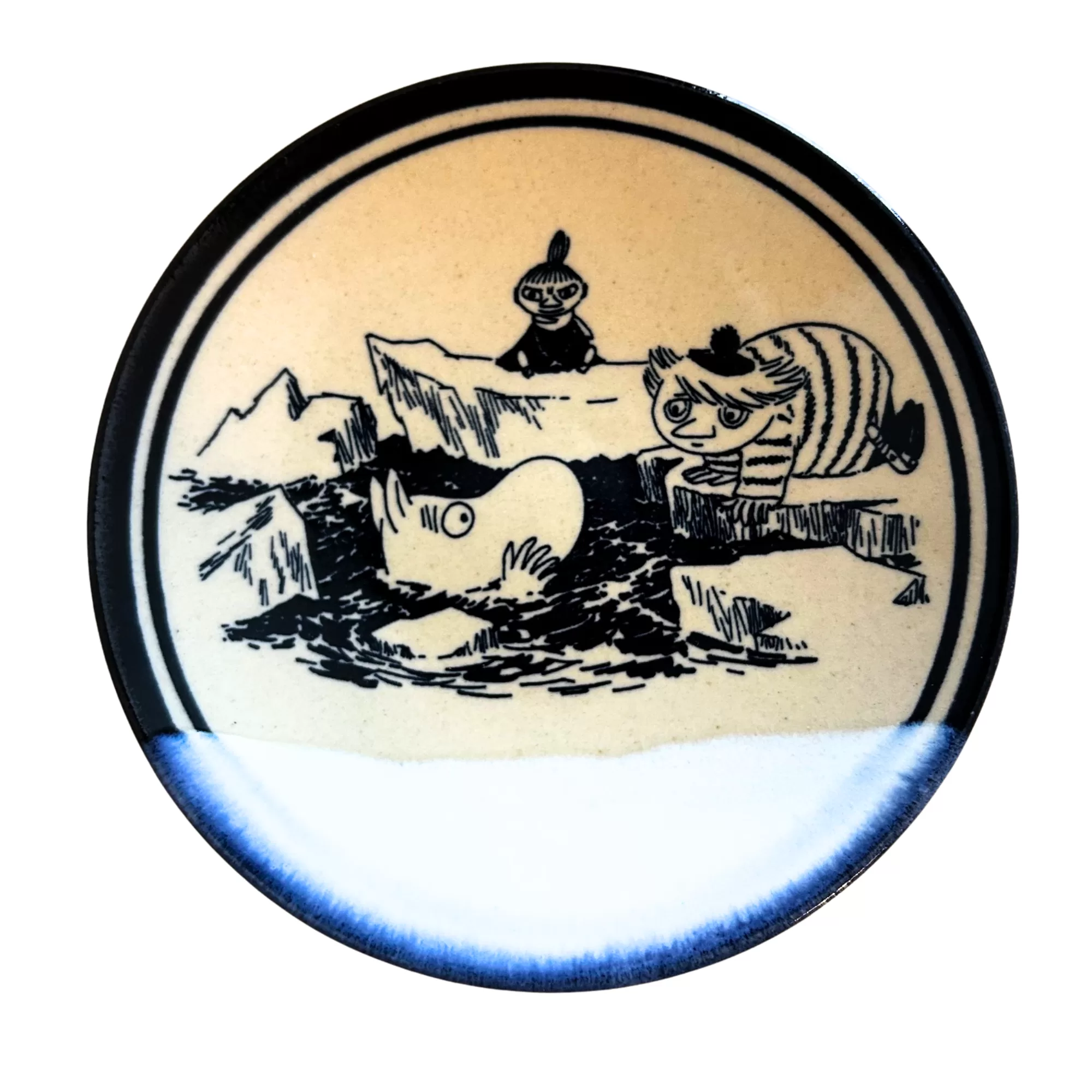 益子焼の皿の画像