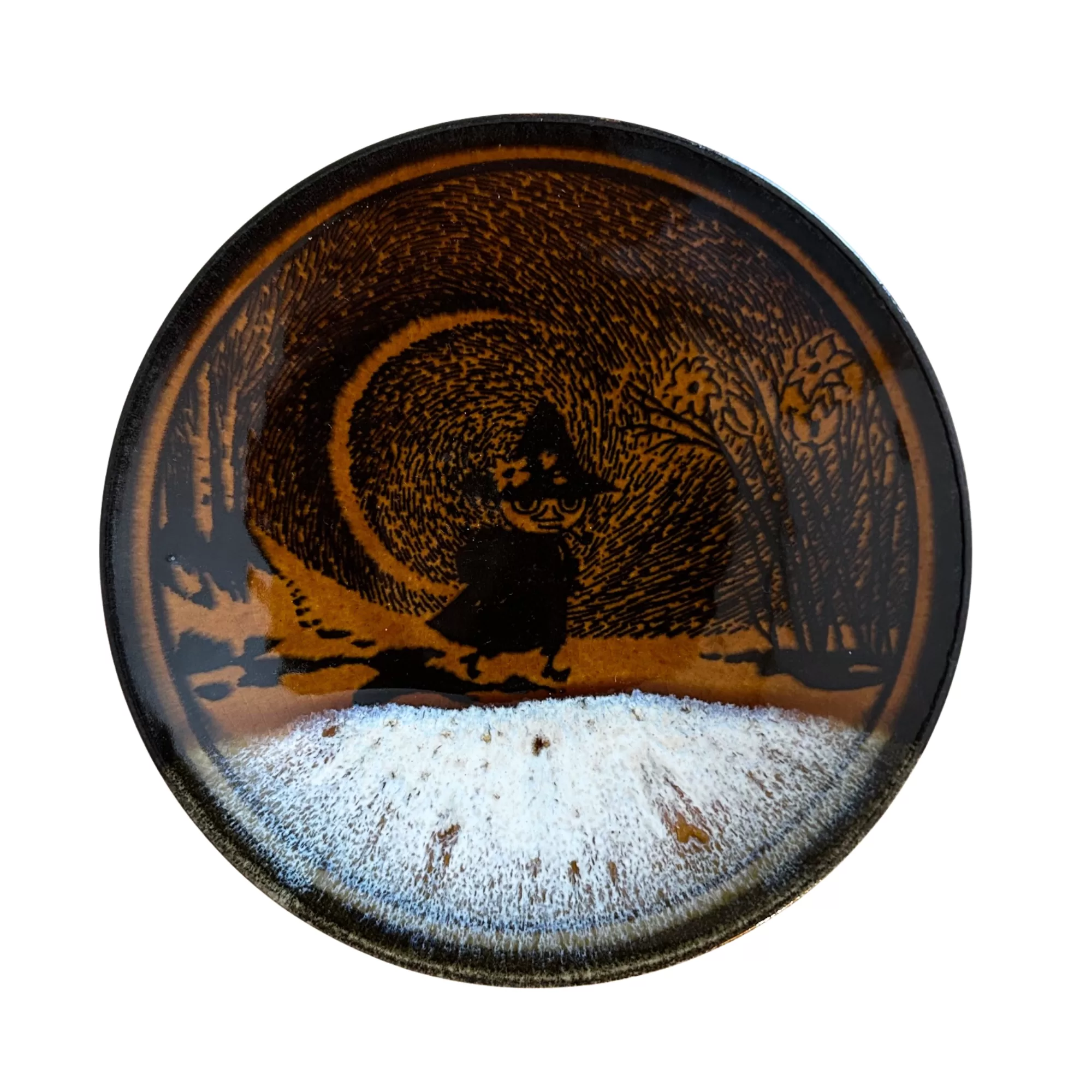 益子焼の皿の画像