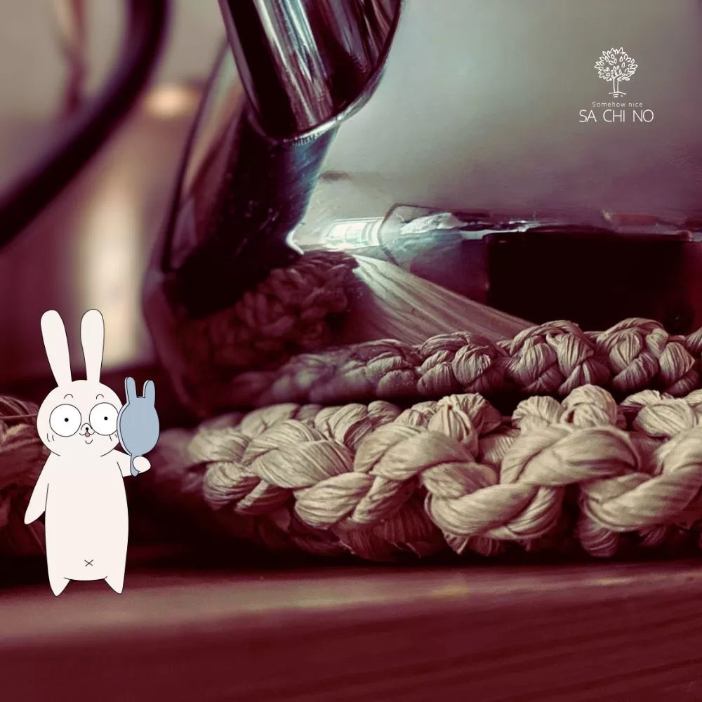 かごやさんのコーン鍋敷中サイズの使用例