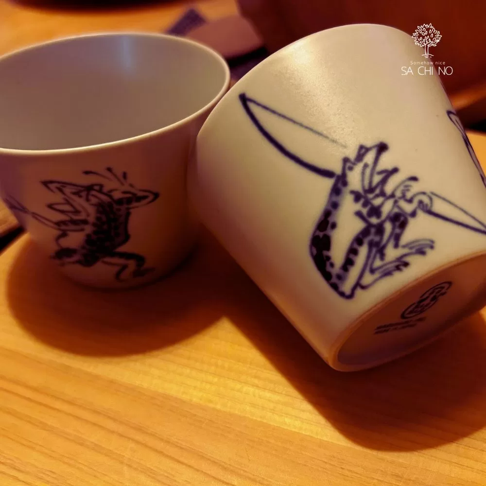 鳥獣戯画　コップ　アップ画像