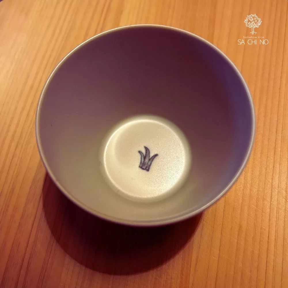 鳥獣戯画　コップ　底面を上から